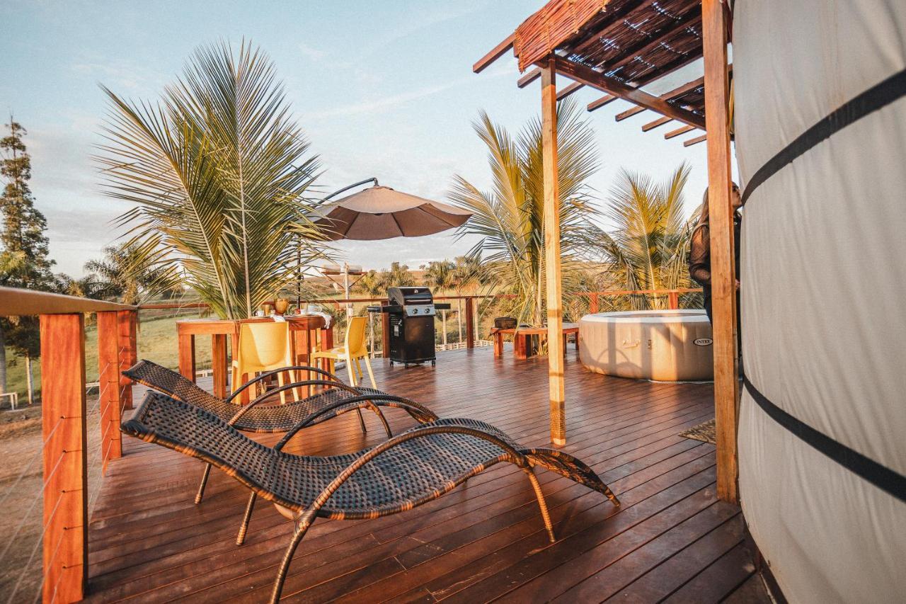 雅库廷加 Yurt, Romantico E Luxuoso, Natureza E Cachoeiras酒店 外观 照片